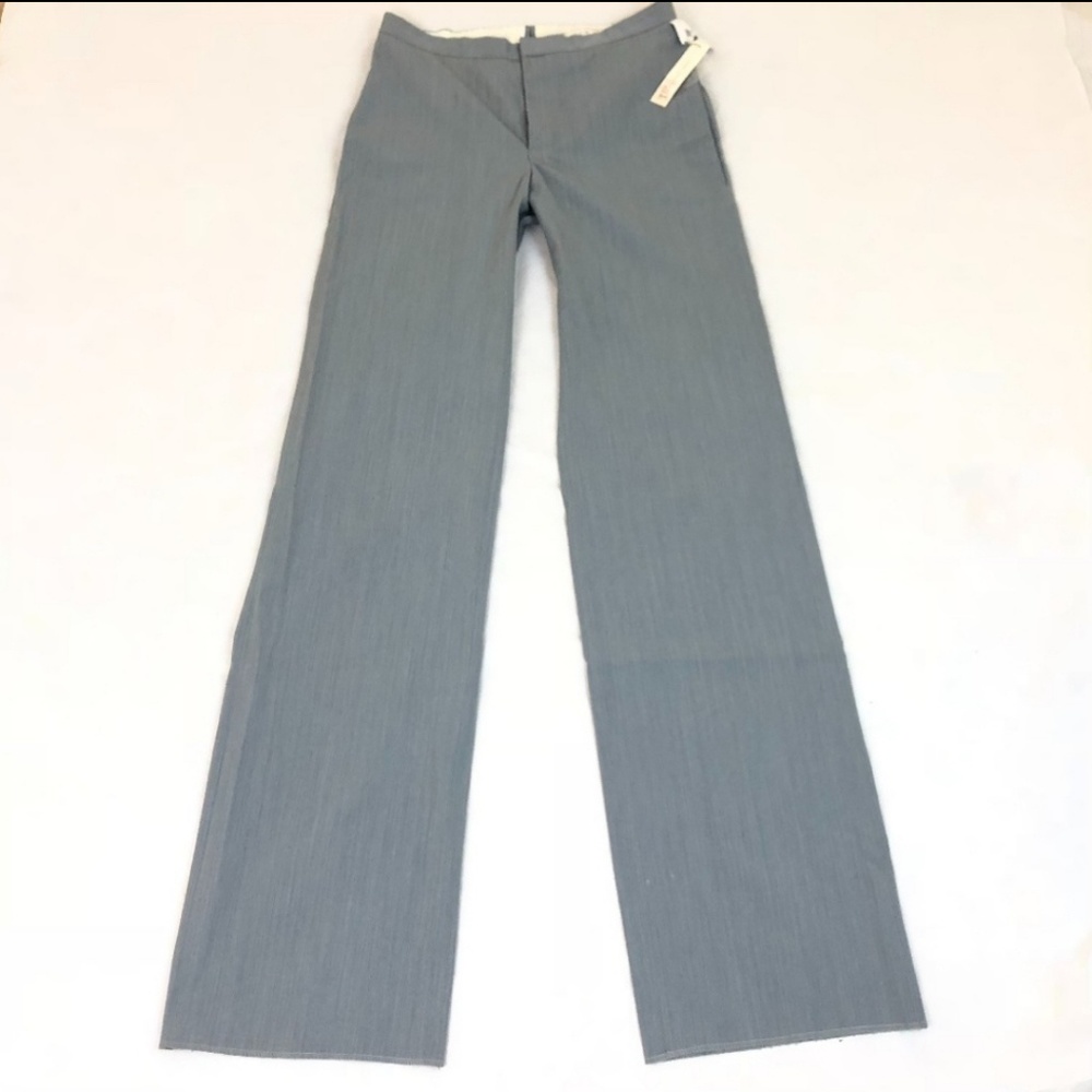 Marc Jacobs Wool Blend Gray Flared Dress Pants